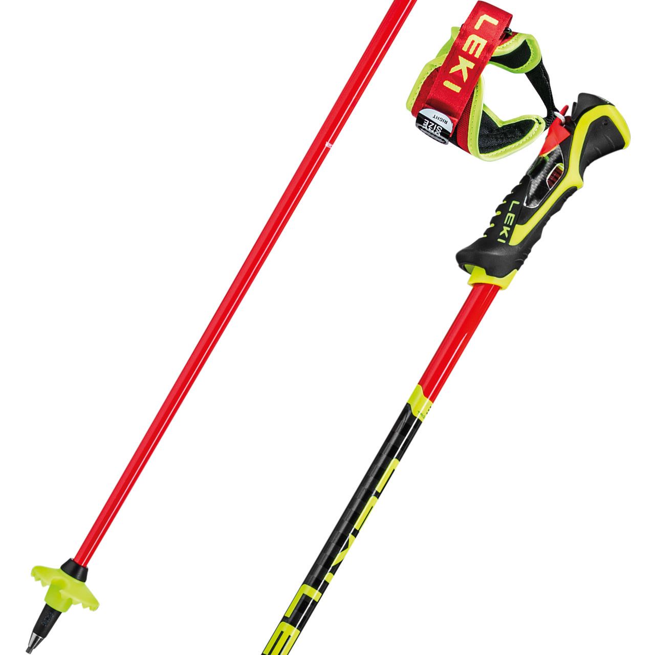 Leki Venom SL 3D bright red/black/neonyellow - 115 cm