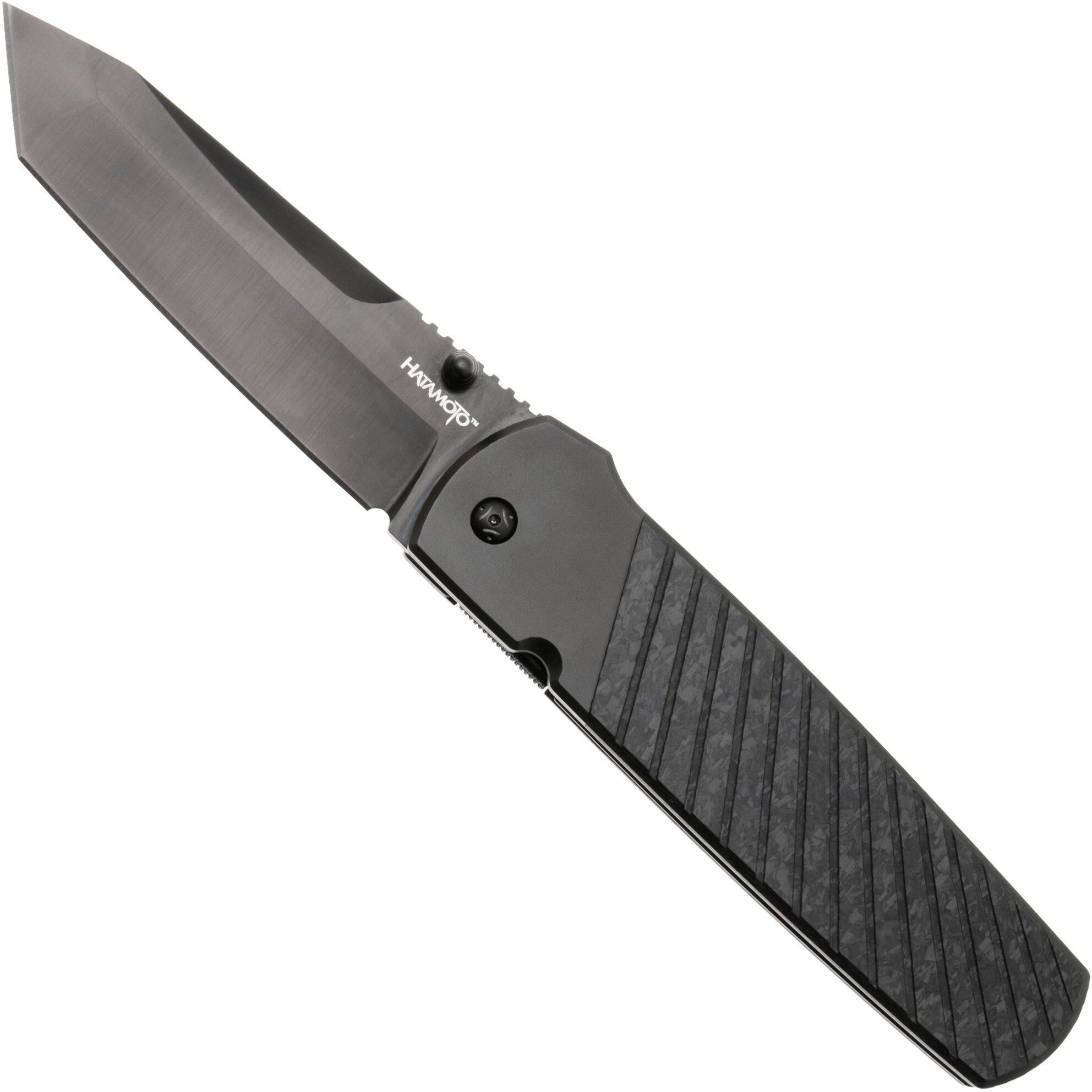 Cold Steel Hatamoto FL40HATA DLC 20CV, Forged Carbon Titanium Bolsters, coltello da tasca