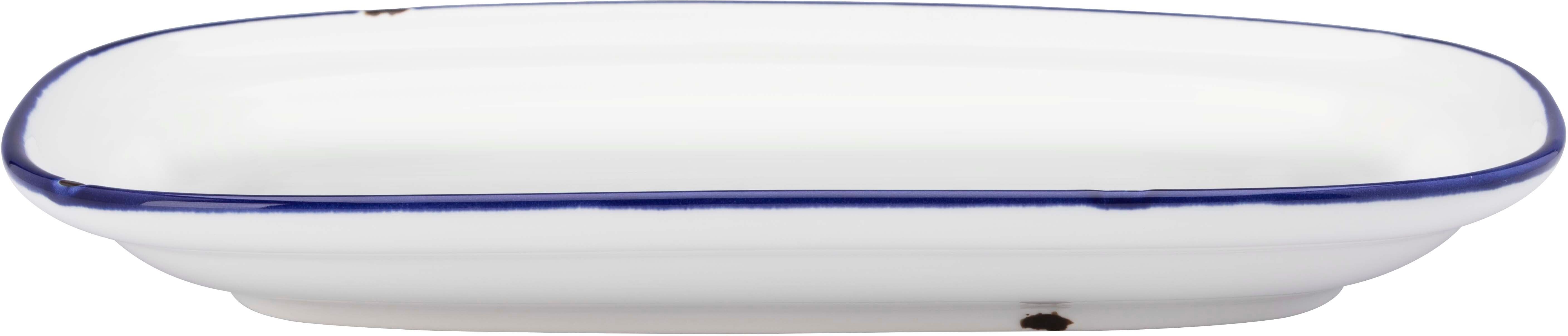 Yegam Piatto rettangolare 27 cm Royal Blu Tin Tin