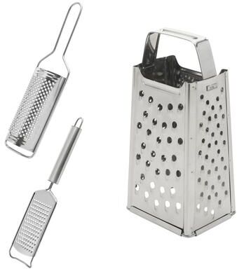 YBM Home Stainless Steel Kitchen Grater with Handle, Multi-Purpose