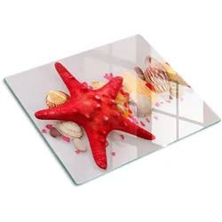 GLASPLATTE 60x52 cm Seesternschalen