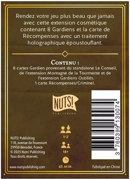 Nuts Publishing Extension Trône Étincelant - Saison 2 : Le Conseil