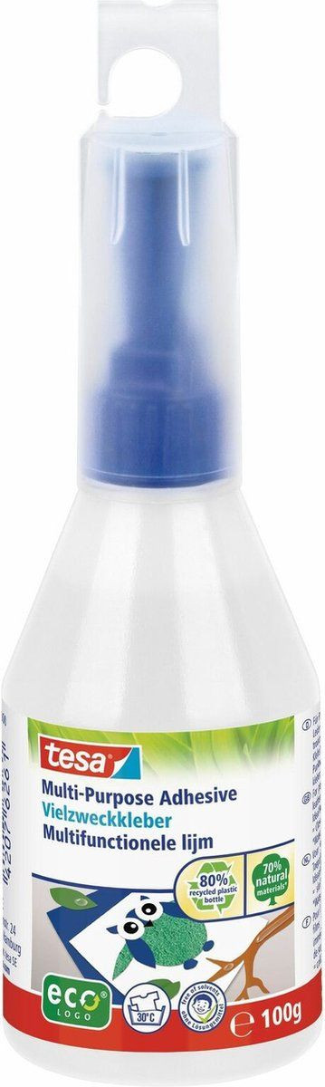 Tesa Junior Hobbylijm 100 gram - Knutsellijm voor papier, karton, textiel en hout