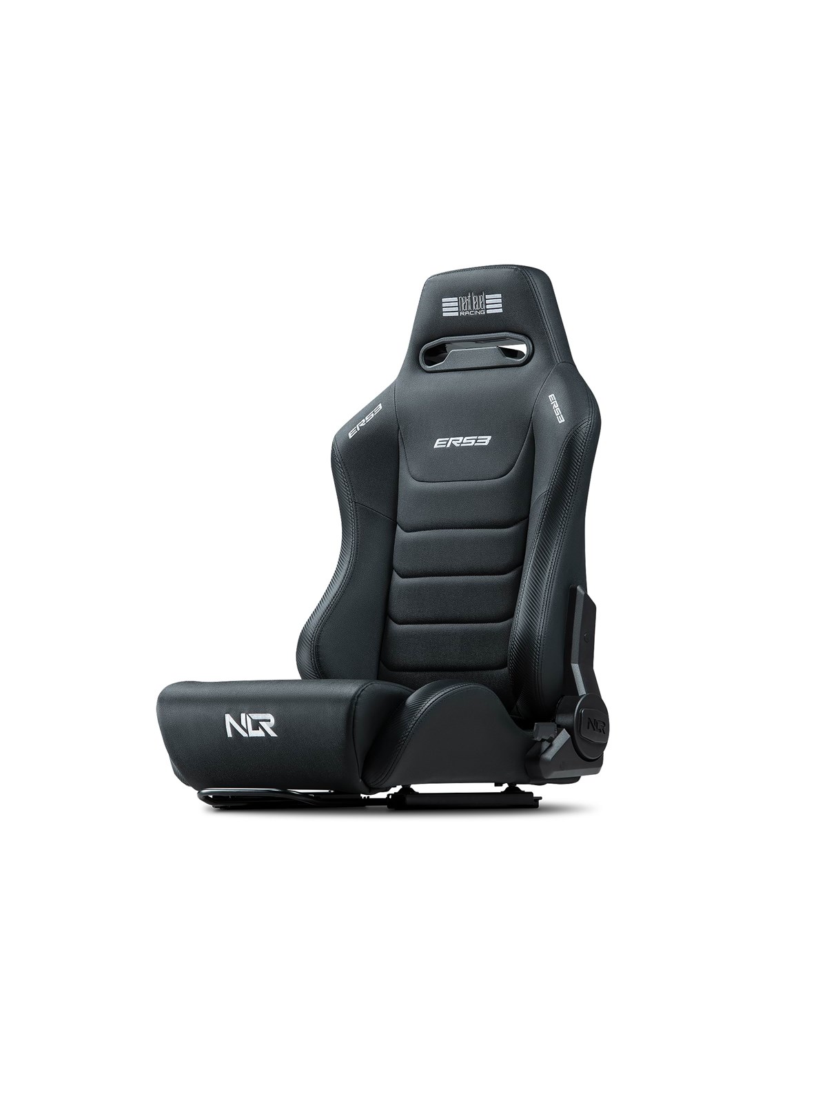 Next Level Racing ERS3 Elite Reclining Seat Sim racing Seat - Schwarz - Polyurethan Kunstleder - Bis zu 150 kg