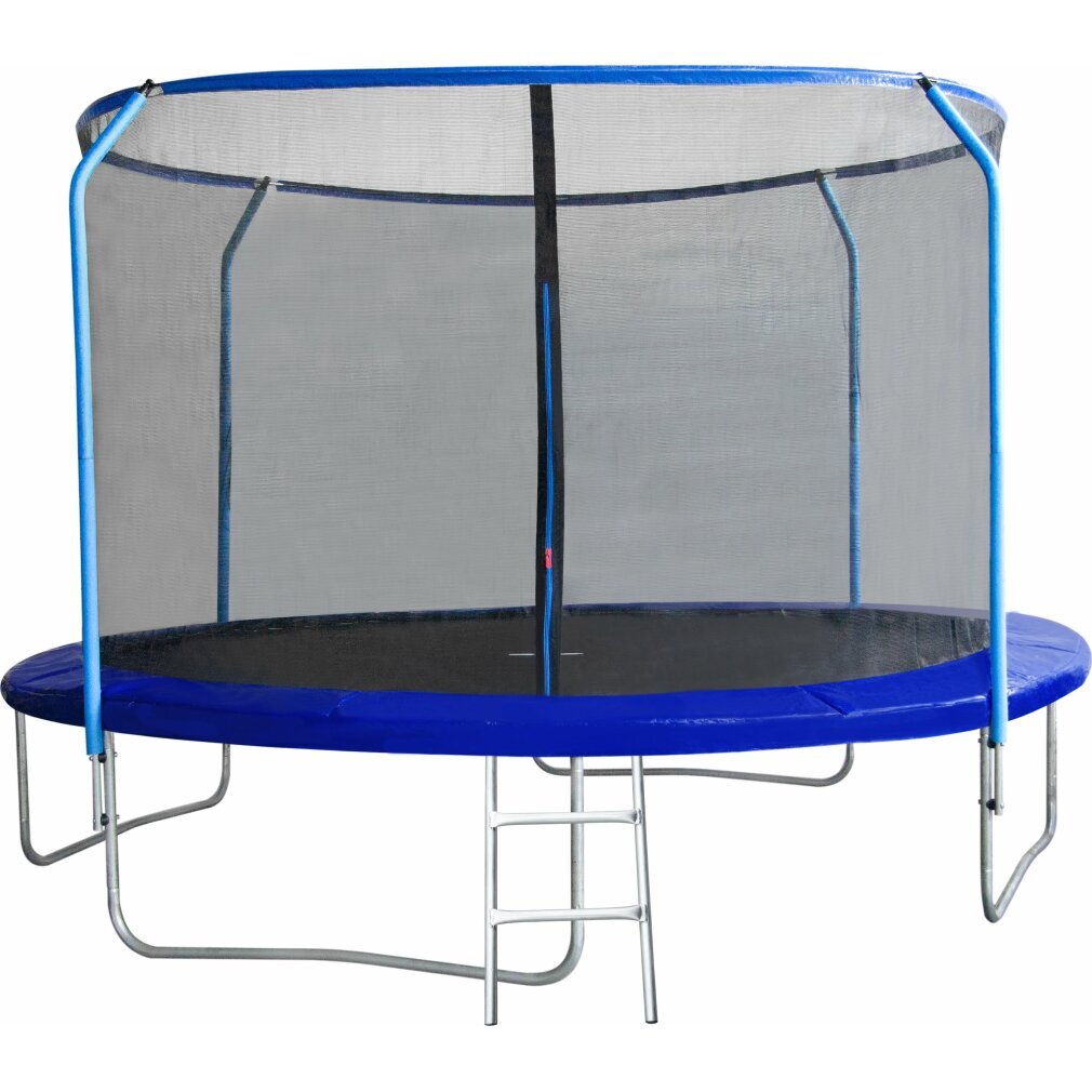PIXINO Trampolin Sport 366 cm mit Schutznetz und Leiter