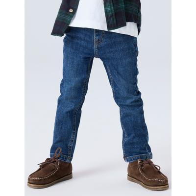 Slim-fit-Jeans NAME IT "NMMSILAS SLIM JEANS 8809-MD TB", Jungen, Gr. 92, N-Gr, blau (dunkelblau denim), Denim/Jeans, Obermaterial: 98% Baumwolle, 2% Elasthan, Abriebeffekte, slim fit lang, Jeans Slim-fit-Jeans, Baumwollmischung, slim fit