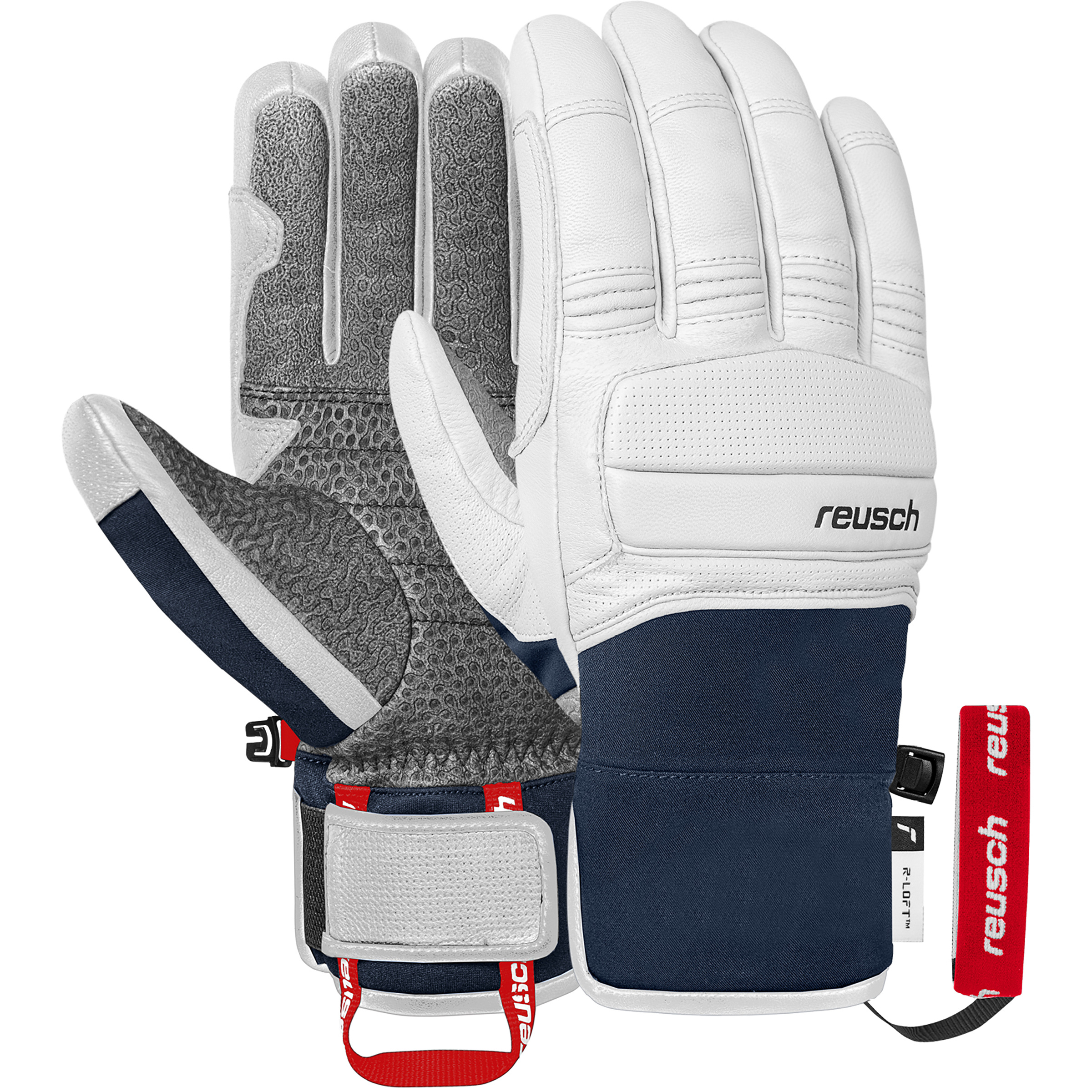 Reusch Alpine Heritage Skihandschuhe grau Größe 9.5 Skifahren Isolierend