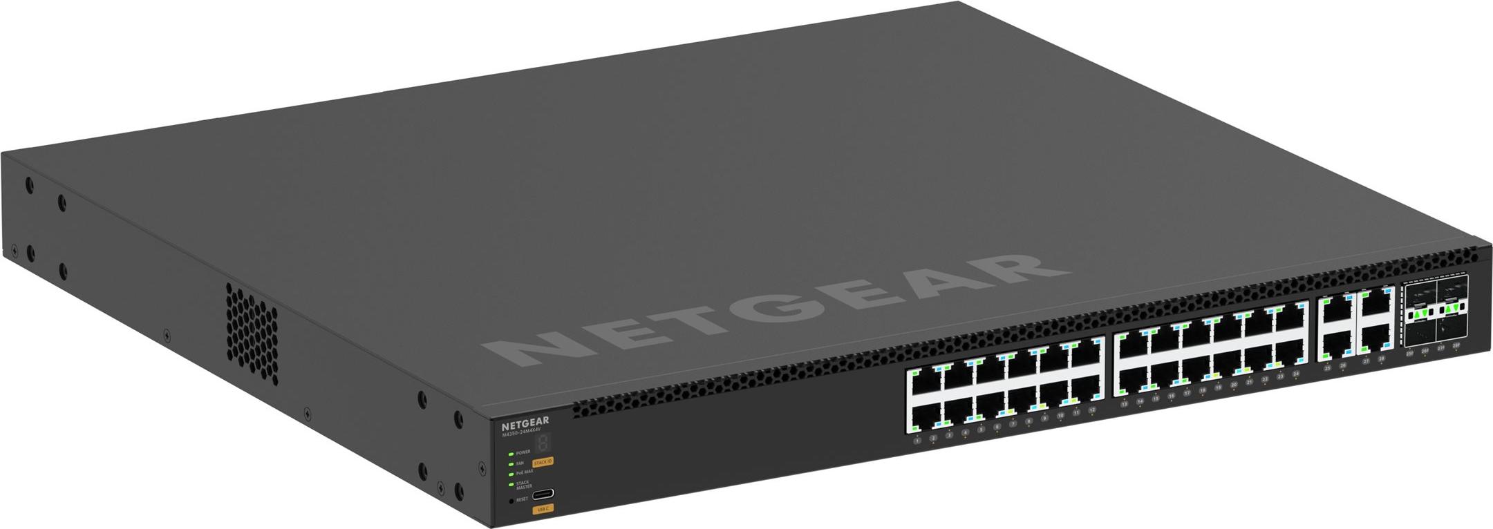 NETGEAR MSM4332, Managed, L3, Power over Ethernet (PoE), Rack-Einbau, 1U