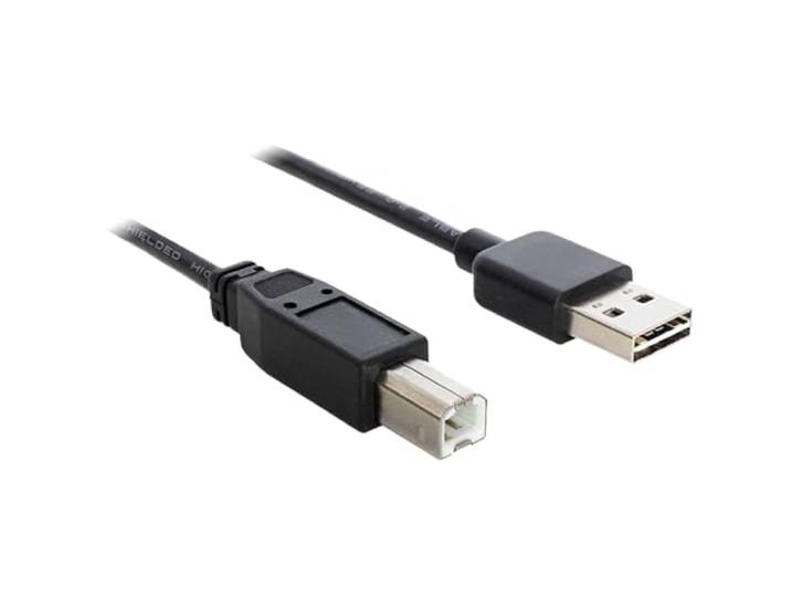 DELOCK kabel EASY USB 2.0-A > B stekker/stekker 2 m