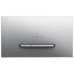 Villeroy & Boch ViConnect WC-Betätigungsplatte 92218069 2-Mengen-Spülung, Kunststoff, Chrom Edelmatt