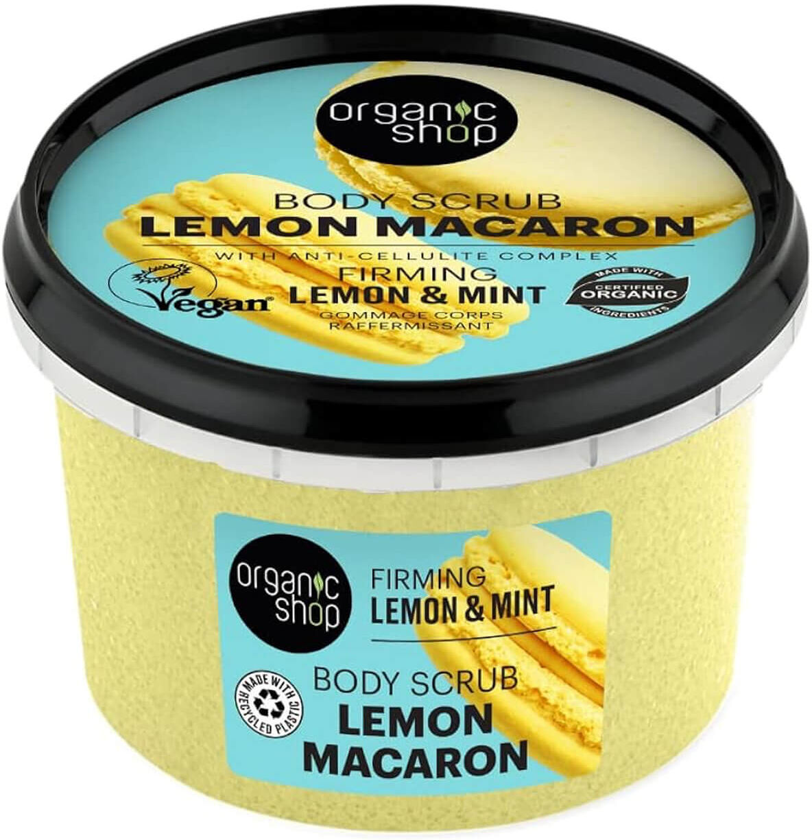 ORGANIC SHOP Lemon & Mint Body Scrub 250ml