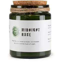 Greenman Woodwick Soy Candle - Midnight Rose