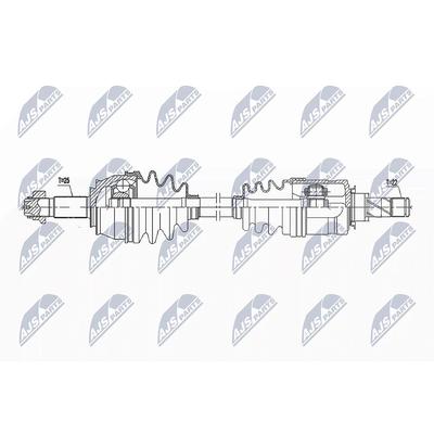 Nty Antriebswelle [Hersteller-Nr. NPW-PL-099] für Opel, Vauxhall