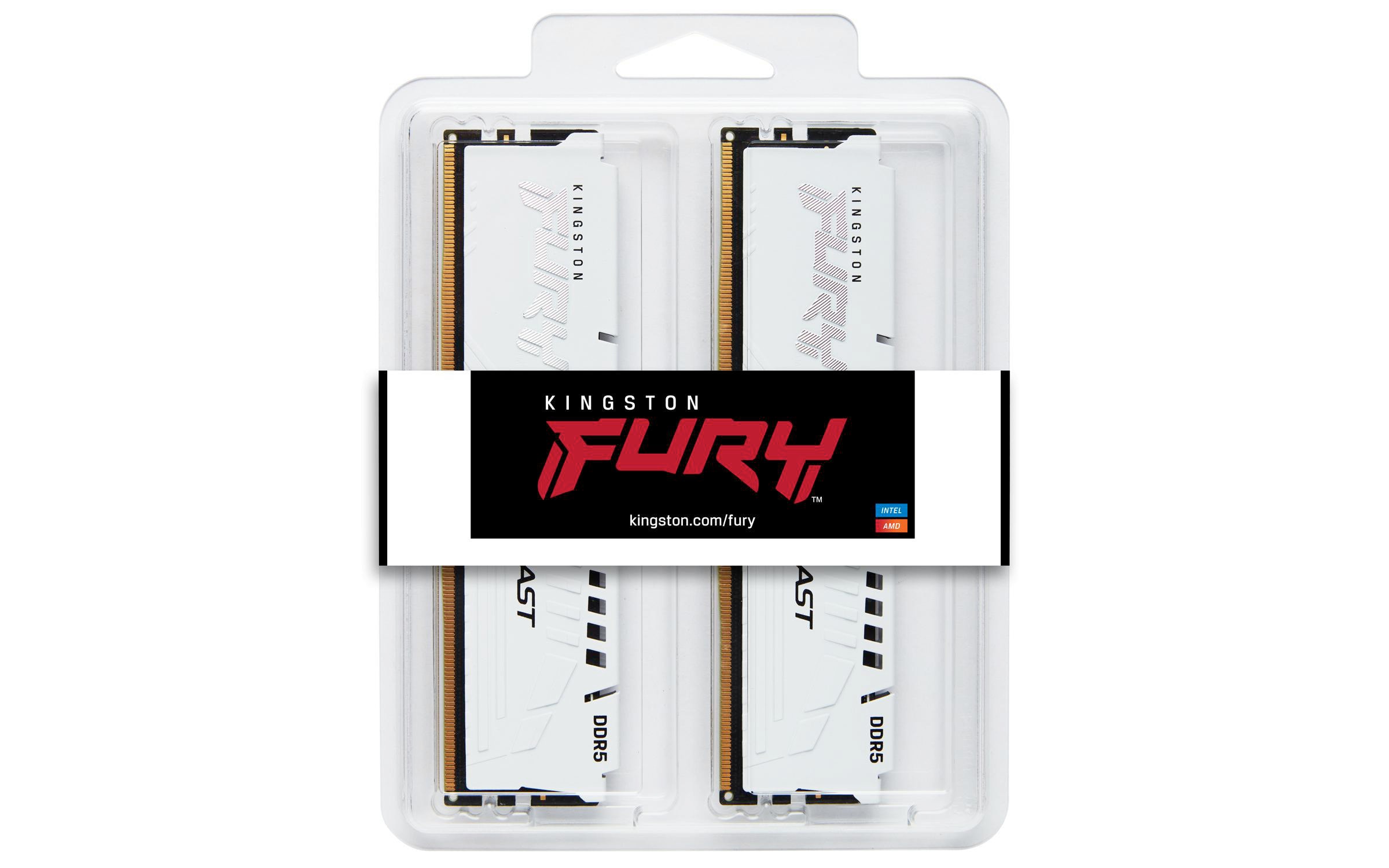 64GB (2x32GB) Kingston Fury Beast White EXPO DDR5-6000 CL30 RAM Arbeitsspeicherkit