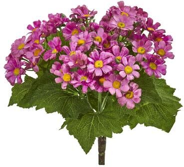 Nearly Natural Daisy Bush Artificial Flower (Set of 6)