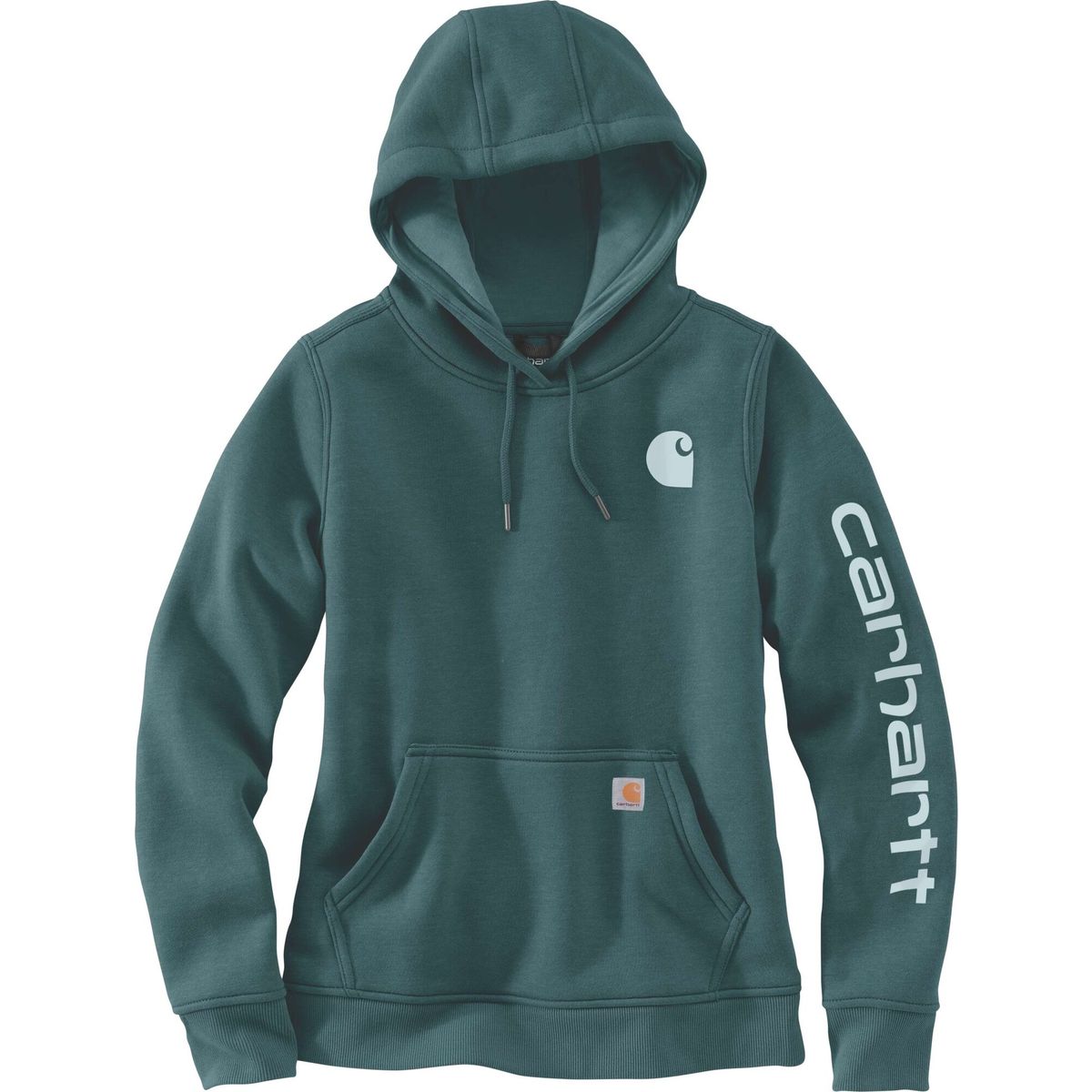 Carhartt Iconic Clarksburg Logo Sweatshirt greenstone (GM1) XL REG 102791-GM1XLREG