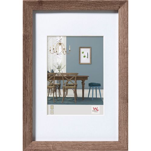 Walther Fiorito nussbaum 30x45 Holz inkl. Passepartout EF045N