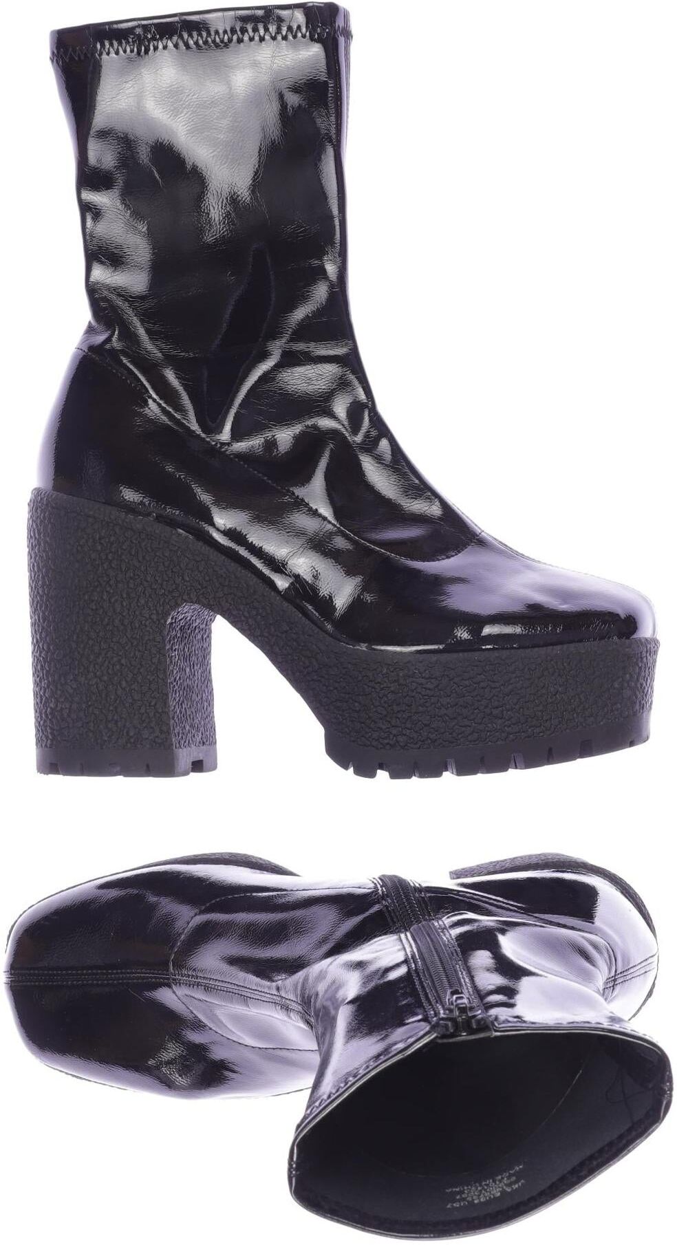 asos Damen Stiefelette, Schwarz, Gr. EU 38, kein / Etikett - Second Hand