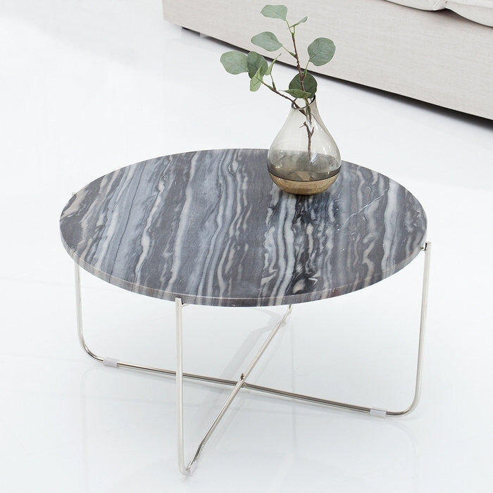 Fairmont Park Cornesse Cross Legs Coffee Table Silber/Grau 33cm H X 62cm W X 62cm D