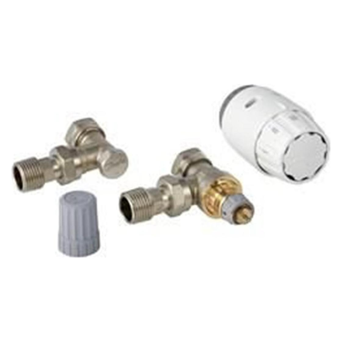 Danfoss 013G6005 RASC2 Heizkörperventil, abgewinkelt, 15 mm (013G6005)