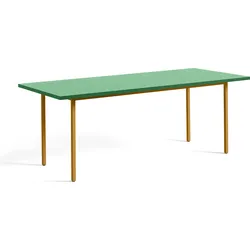 Two-Colour Tisch 200 x 90 cm, grün-orange