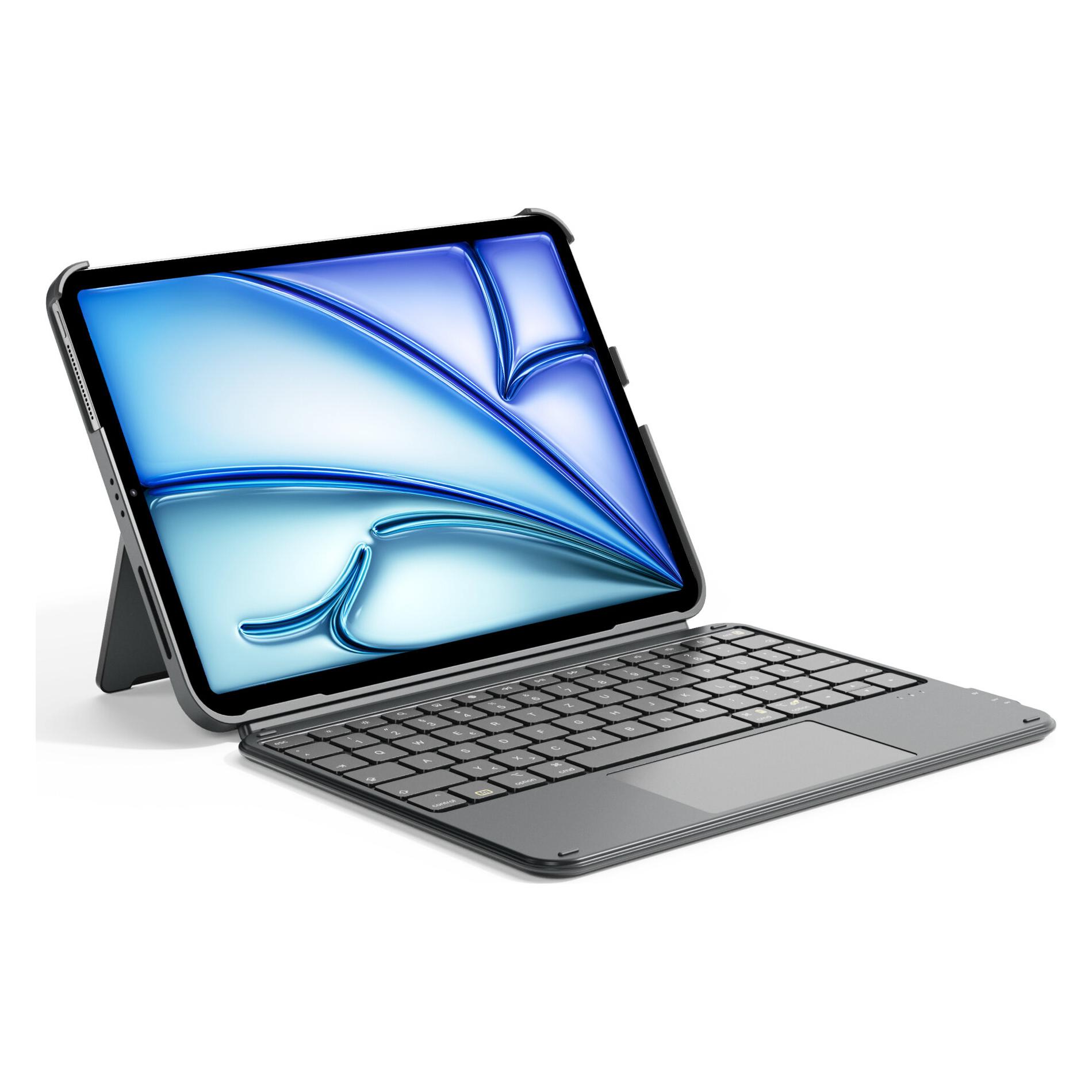 Inateck Keyboard iPad 11" (DE, Apple iPad Air 11 2024, Apple iPad Air 11 2025, Apple iPad Air 2020, Apple iPad Air 2022, Apple iPad Pro 11 2018, Apple iPad Pro 11 2020, Apple iPad Pro 11 2021, Apple iPad Pro 11 2022) (KB04122_GRAY)