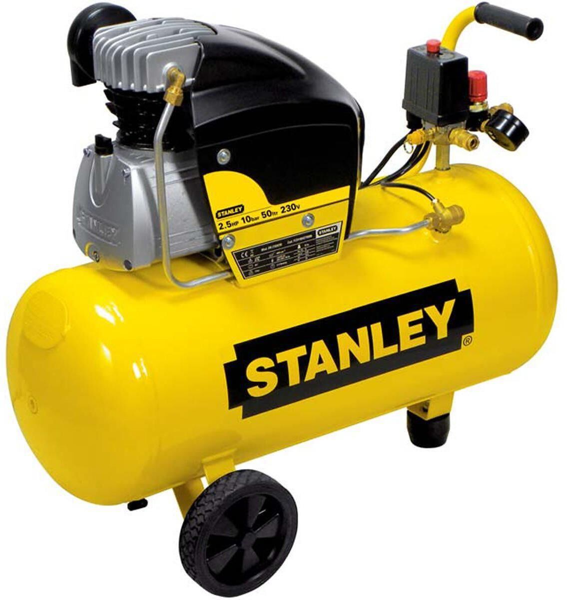 Kompressor STANLEY "D210/8/50", gelb, Kompressoren, Kompressor gelb Einheitsgröße