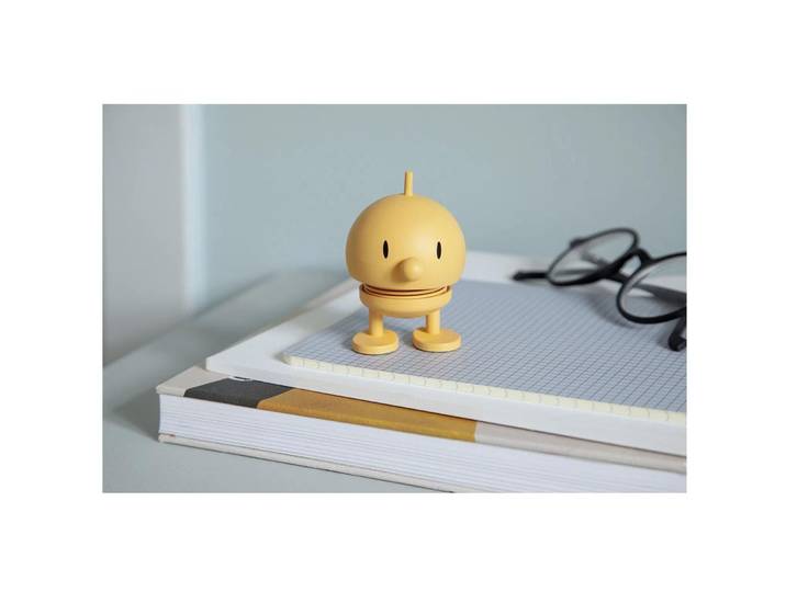 Dekofigur Hoptimist Gelb Acrylnitril-Butadien-Styrol (ABS) B 4.5 cm H 7.6 cm