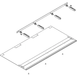 ABN NTW3-5 Abschottung KU waagrecht FB3 für 500mm tiefe Gehäuse NTW35