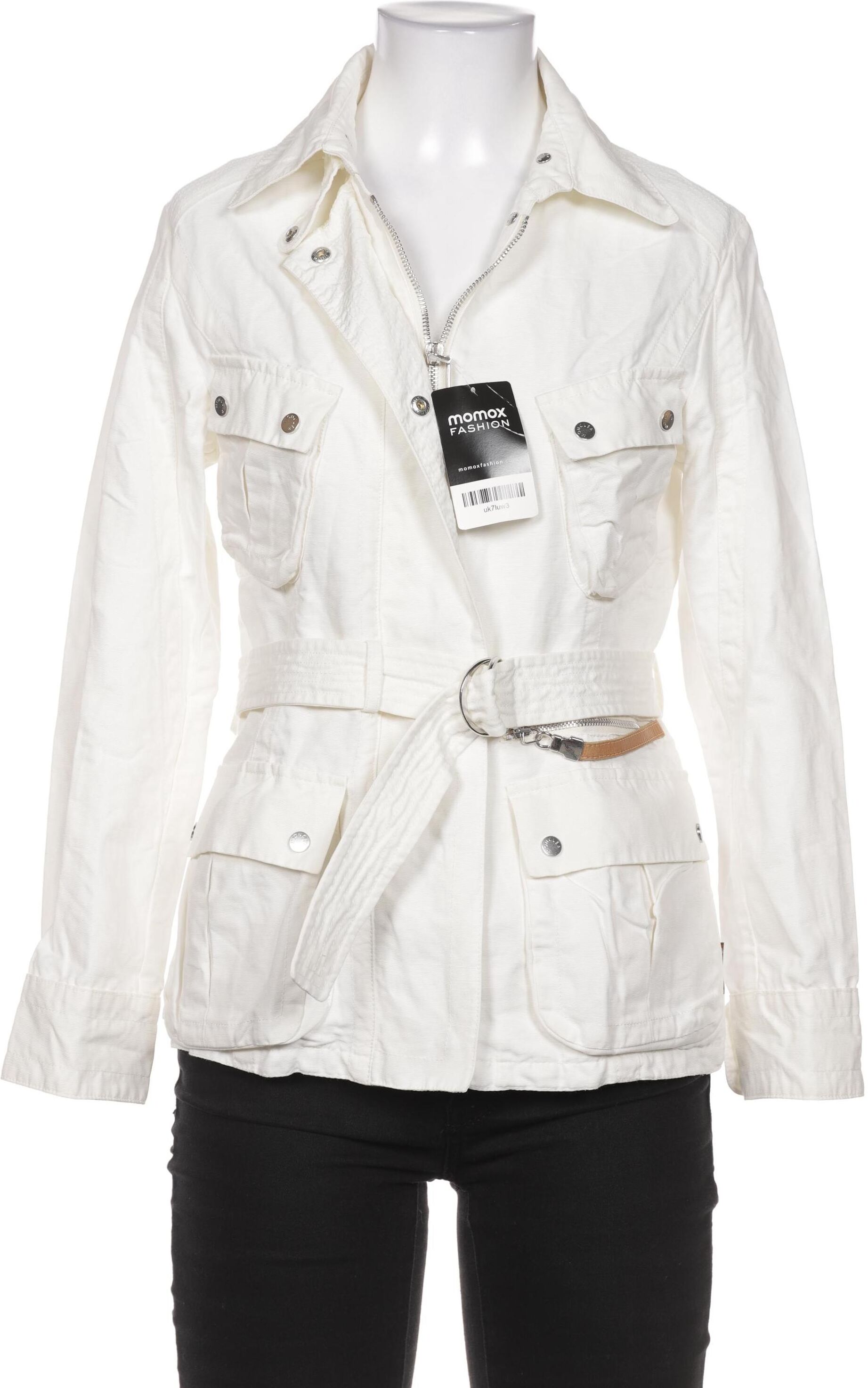 Moncler Damen Jacke, Cremeweiß, Gr. S, kein / Etikett - Second Hand