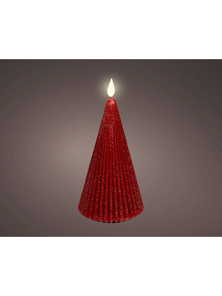 Kaeming LED-Kerze in Rot - (H)19 x Ø 8,5 cm - onesize