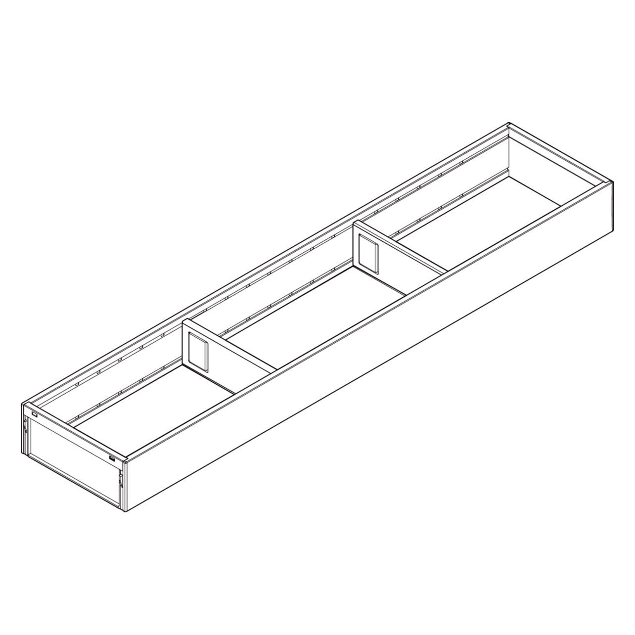 Blum Schubladenrahmen AMBIA-LINE Stahldesign schmal 100mm (05590354)
