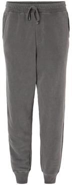 Independent Trading Co. PRM50PTPD Men's Pigment-Dyed Fleece Sweatpants in Pigment Black size XS