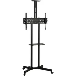 MOBILER-TV-STÄNDER Metall Schwarz