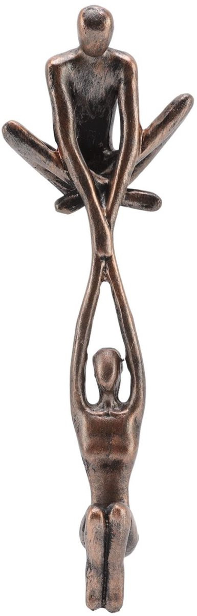 Dailygoods Dansend Koppel Beeldje - Uniek Hars Sculptuur voor Woonkamer Decoratie