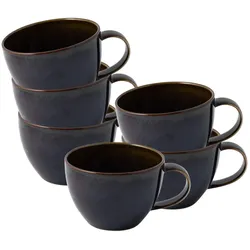 KAFFEETASSEN Crafted Denim 247 ml 6er Set