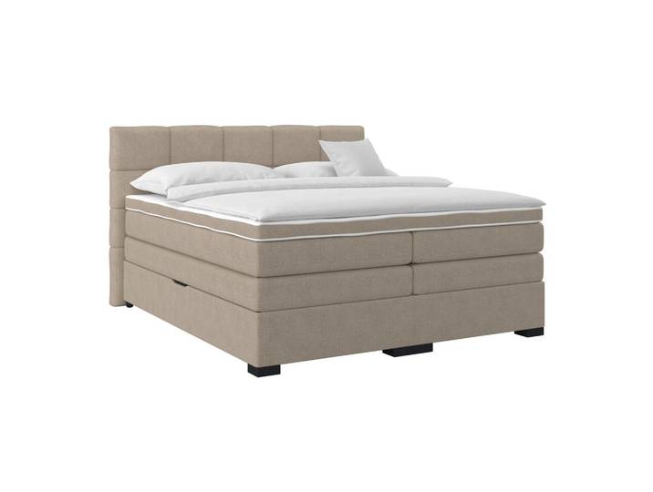 Boxspringbett mit Topper & Bettkasten 160x200 April