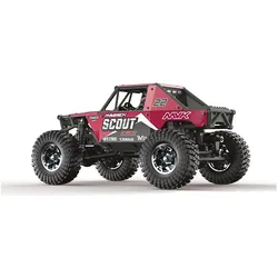 Wittmax Scout-24 Flux 1/24th Rock Crawler - Red (RTR Ready-to-Run)