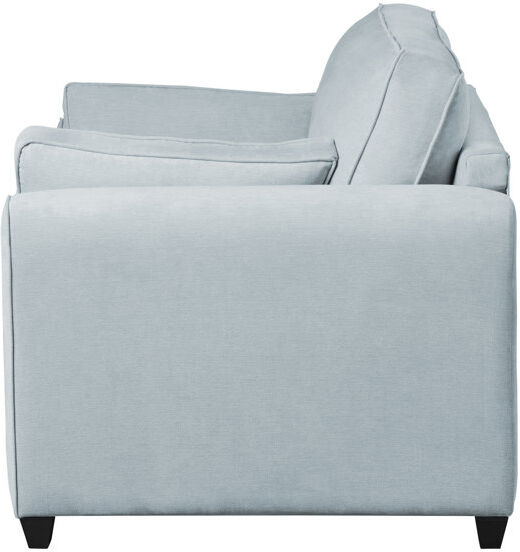 Zipcode Design Bulma 2 Seater Sofa Bed Blue Polyester Blend 92cm H X 167cm W X 90cm D