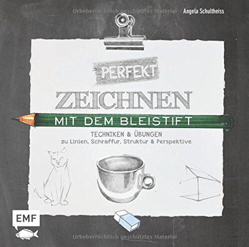 Angela Schultheiss - Perfekt zeichnen mit dem Bleistift: Techniken & Übungen zu Linien, Schraffur, Struktur & Perspektive - Preis vom 09.10.2026 07:28:09 h