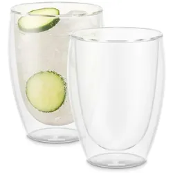 bodum Kaffeebecher Pavina 2tlg. Glas Transparent 350 ml