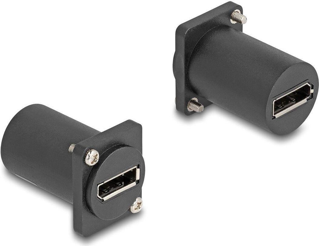 Delock 88154 DisplayPort naar DisplayPort adapter, D-type modul displayPort bus naar bus, 4K, zwart