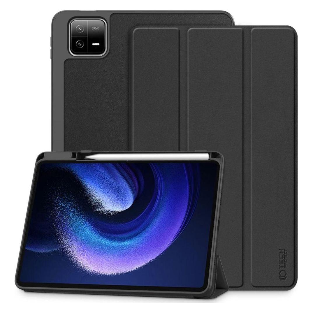 Tech-Protect Tahvelarvutikaaned Xiaomi Pad 6/6 Pro, pliiatsihoidjaga, must (Xiaomi Pad 6, Xiaomi Pad 6 Pro) (THP2197)