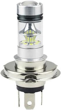 Inspired Living High Performance LED Headlight Bulbs H4 H7 100W Super Bright Low Beam & Fog Light Upgrade (2 Pack) h4 1pc