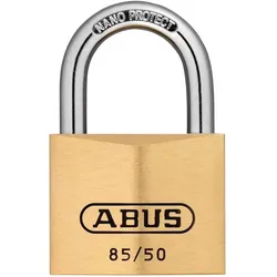 Abus, Vorhängeschloss, Vorhängeschloss 85/50 Messing 50 mm