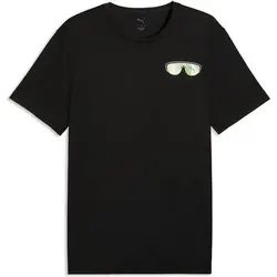 PUMA Herren T-Shirt M Run Nitro Graphic Tee, Größe M in Schwarz 1