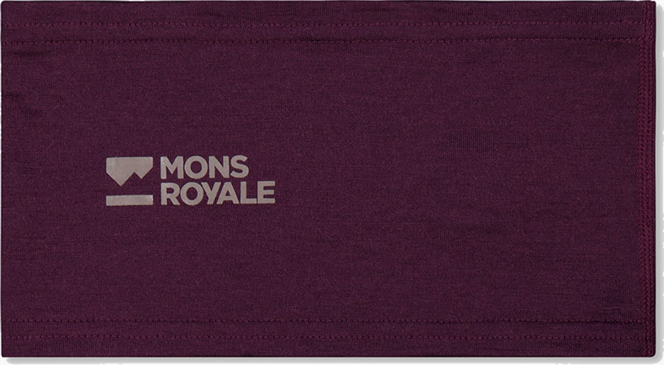 Mons Royale Haines Headband  - Fig - Unisex