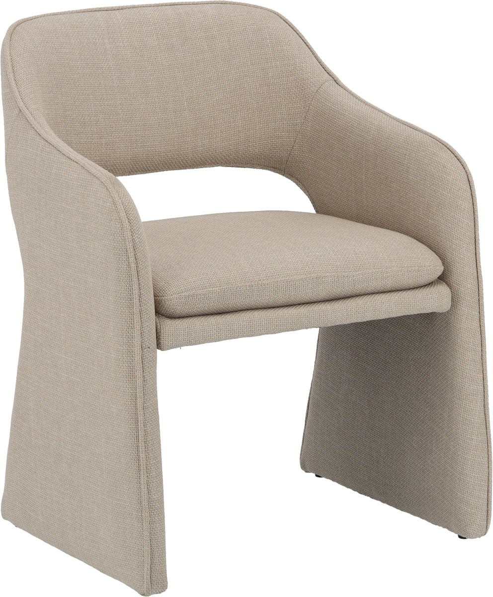 Timgro LOA Dining Chair Beige met armleuningen