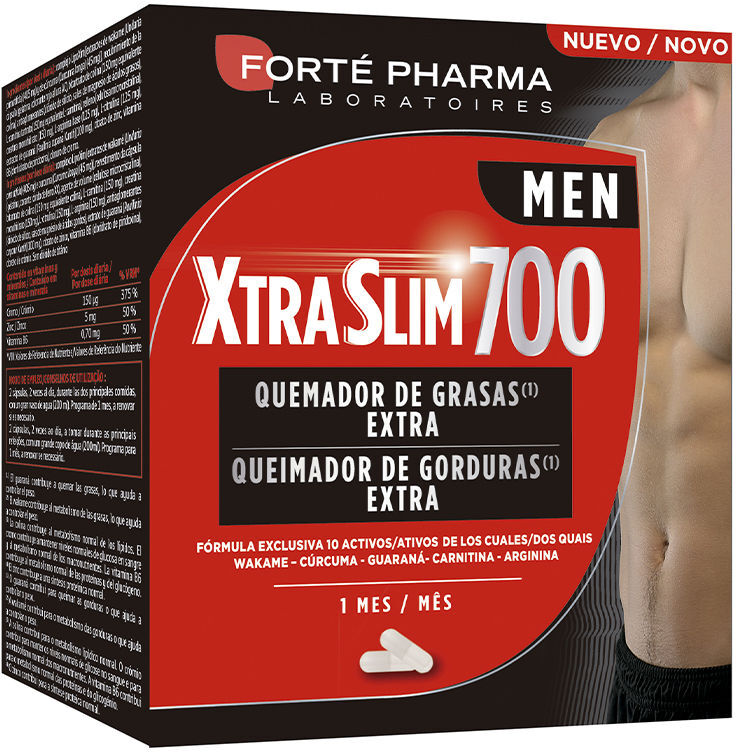 Forté Pharma Xtraslim 700 Men gélules brûle-graisses extra 120 unités