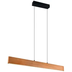 Trio LED-Pendelleuchte Edgewood Holz Braun
